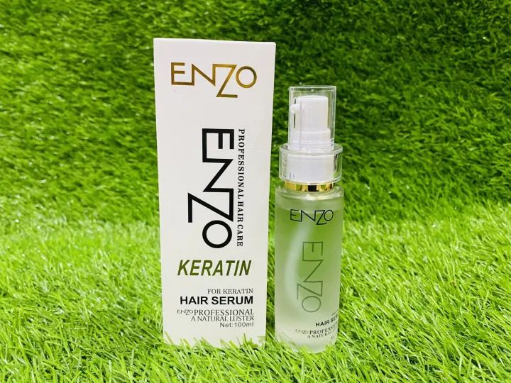 Enzo Professional Keratin Hair Serum for frizzy softness and dry deep nourish Beauty